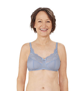 Amoena Karolina Contour wirefree padded blue Bra