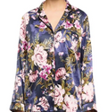 Sainted Sisters Navy Floral Nightshirt XXL