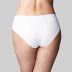 The Knicker Precision Hi Cut Ivory Brief