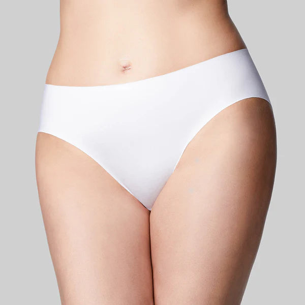 The Knicker Precision Hi Cut Ivory Brief