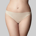 The Knicker Precision Lace Nude Thong G-String Brief