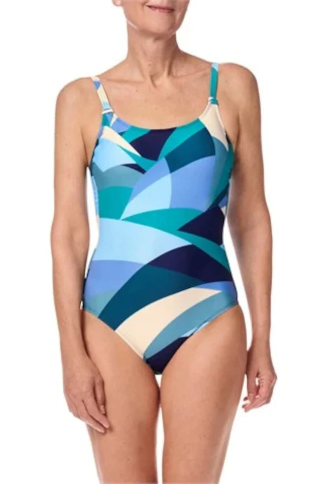 Capri Lingerie Sleepwear & Swimwear Launceston Tasmania Amoena Lisbon One Piece Mastectomy Pockets Swimsut