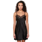 capri lingerie sleepwear & swimwear launceston tasmania Lingadore Black Chemise nighty nightwear