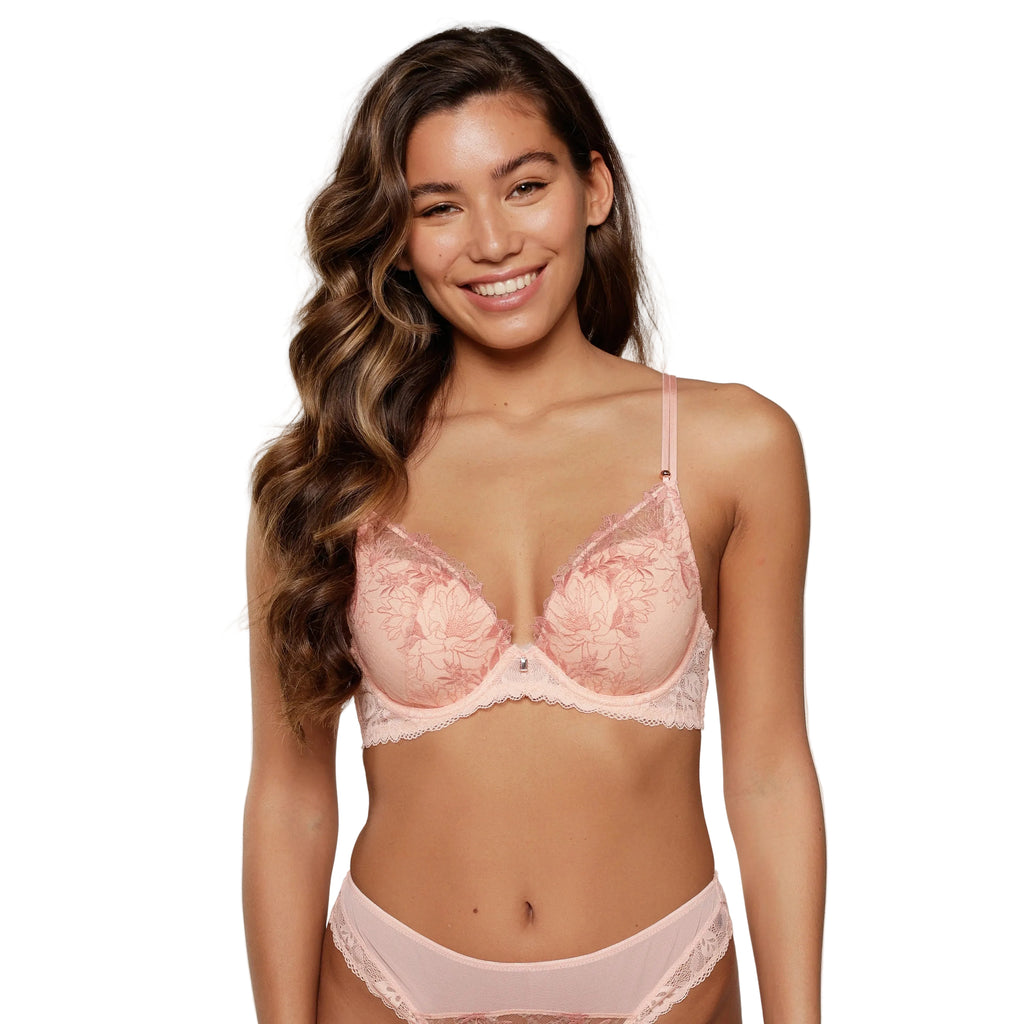 capri lingerie sleepwear & swimwear launceston tasmania Lingadore Peach Push Up Bra
