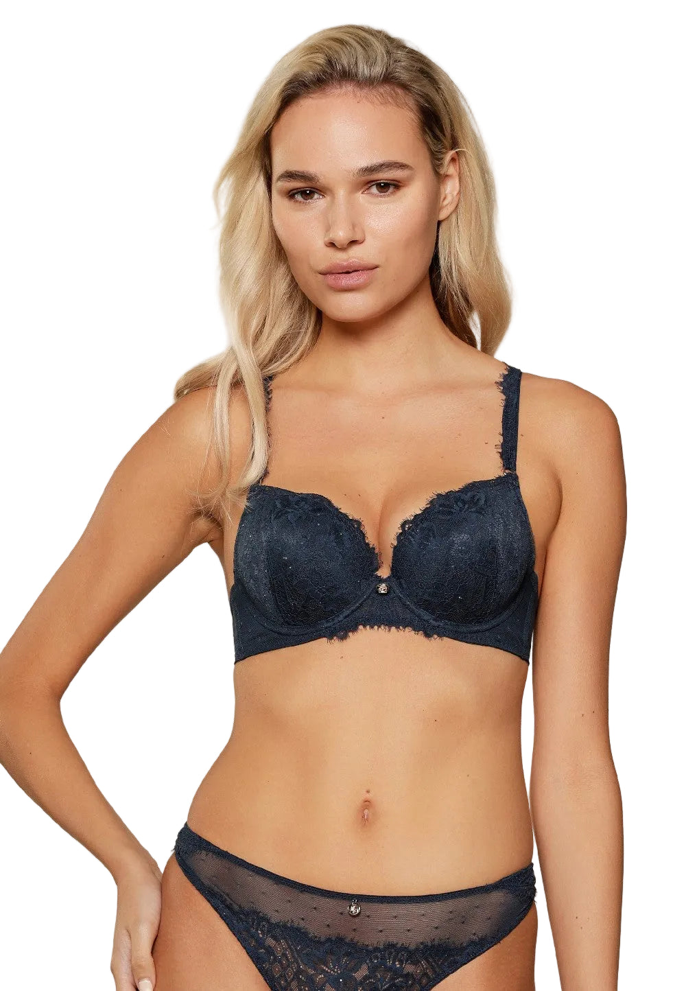 capri lingerie sleepwear & swimwear launceston tasmania Lingadore Push Up Midnight Blue Gel Bra