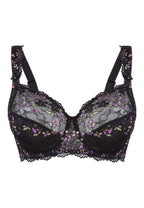 capri Lingerie sleepwear & swimwear launceston tasmania Lingadore Black Multi Daily Lace Wire Bra