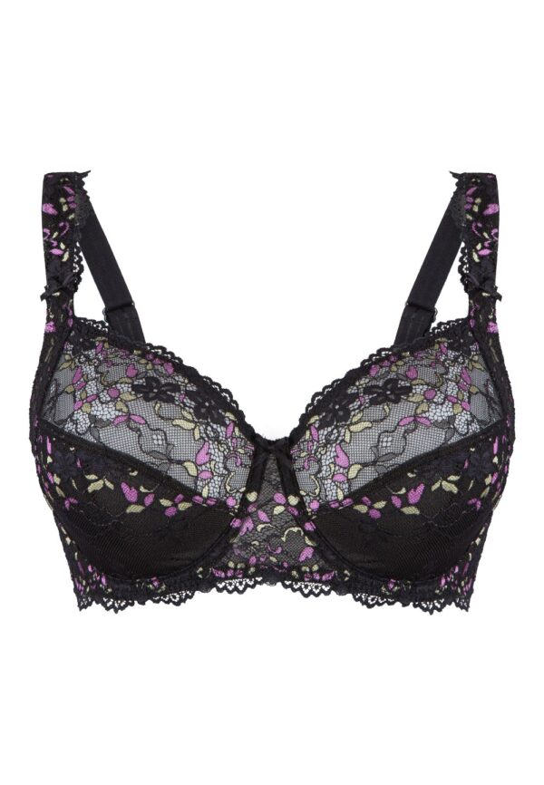 capri Lingerie sleepwear & swimwear launceston tasmania Lingadore Black Multi Daily Lace Wire Bra
