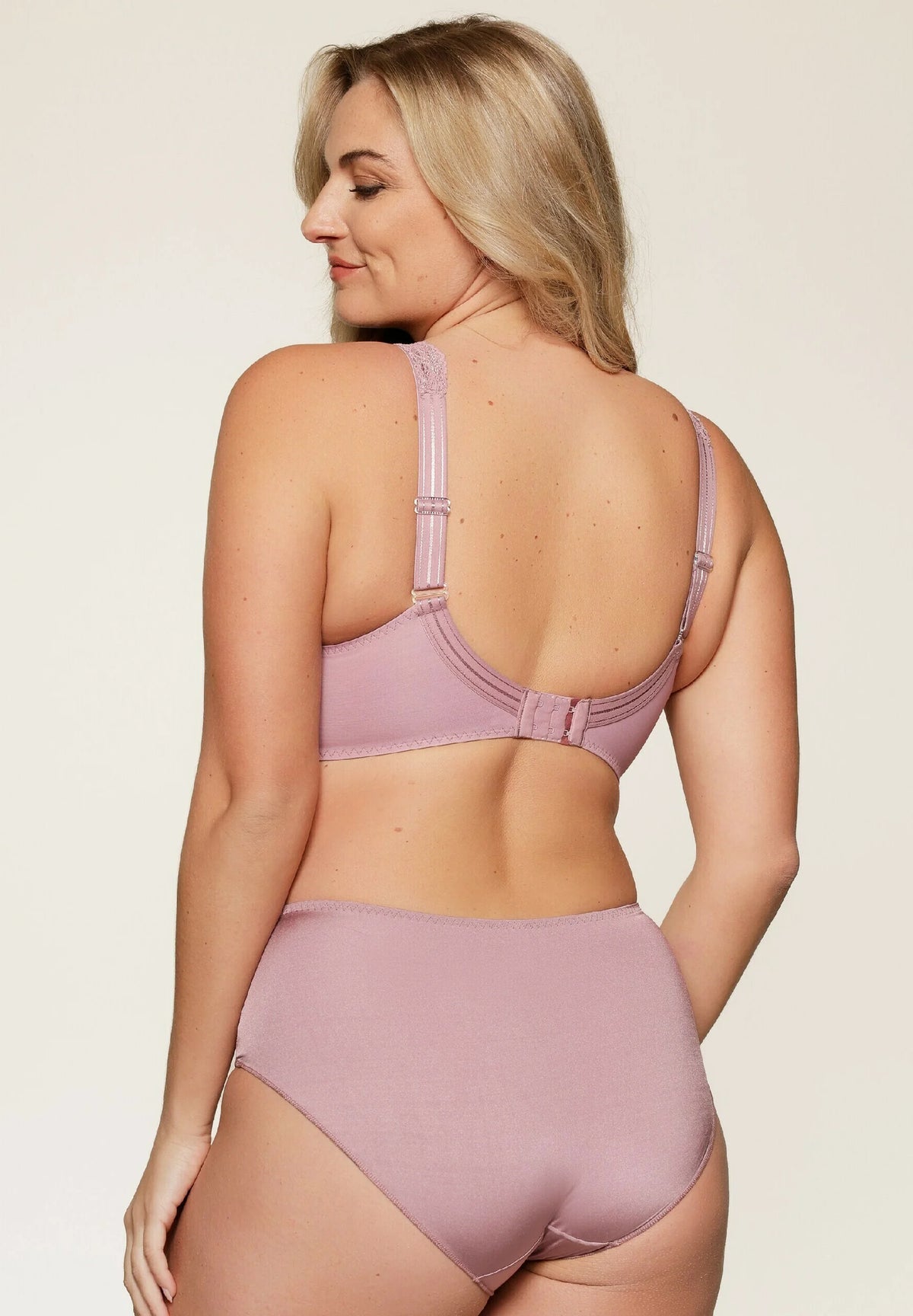capri lingerie sleepwear & swimwear launceston tasmania Lingadore Daily High Waist Mauve Shadow Brief