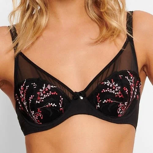 capri lingerie sleepwear & swimwear launceston tasmania Lingadore Peralta Half Padded Embroidered Bra
