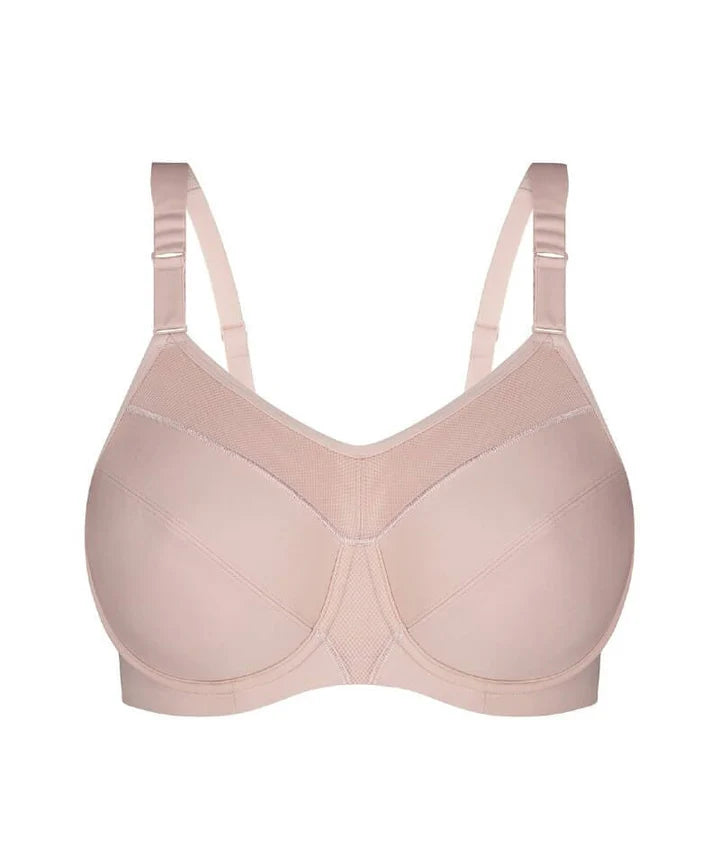 capri lingerie sleepwear & swimwear launceston tasmania Triumph Fig Pink / Black Triaction Ultra Sports Bra