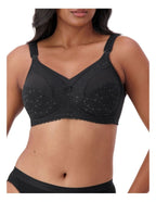 capri lingerie sleepwear & swimwear launceston tasmania Triumph Mamabel Lace Maternity  Beige / Black Nursing Bra