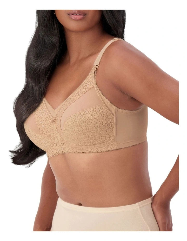 capri lingerie sleepwear & swimwear launceston tasmania Triumph Mamabel Lace Maternity  Beige / Black Nursing Bra