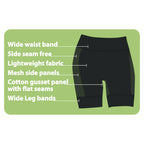 Theraputix Chafing Short 22/24 Black