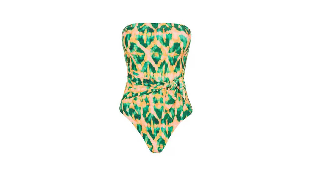 Monte & Lou Inara Bandeau Tie Swimsuit