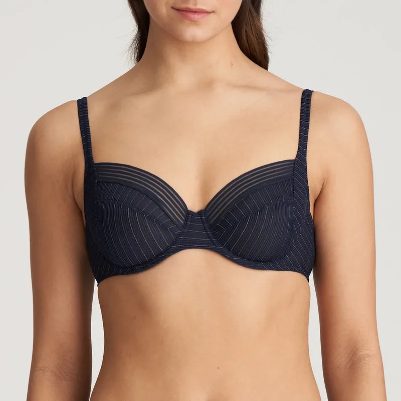 Marie Jo Tokuda Velvet Blue Bra
