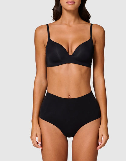 Simone Perele Story Peau Rose / Black Control Brief
