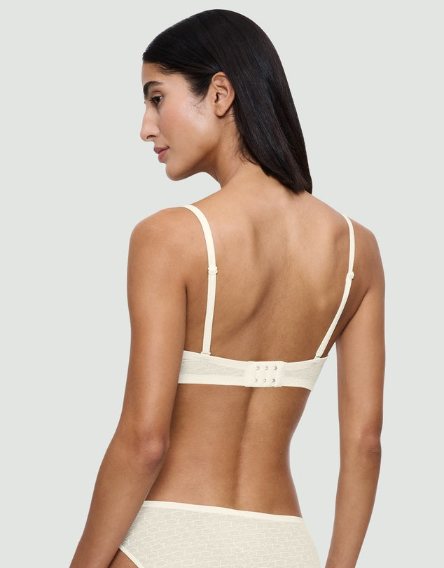 Capri Lingerie Sleepwear & Swimwear Launceston Tasmania Triumph Signature Sheer Black/ Ivory Strapless