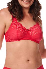 Amoena Karolina soft cup Wire free Black/Sand/ Pink/ Blue Bra