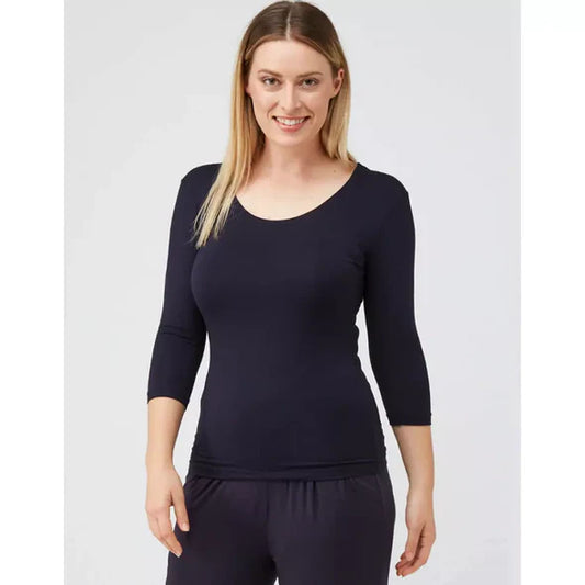 Tani 3/4 Sleeve Scoop Tee