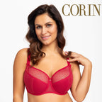 Corin Twiggy 3D Spacer Beige / Ruby Bra