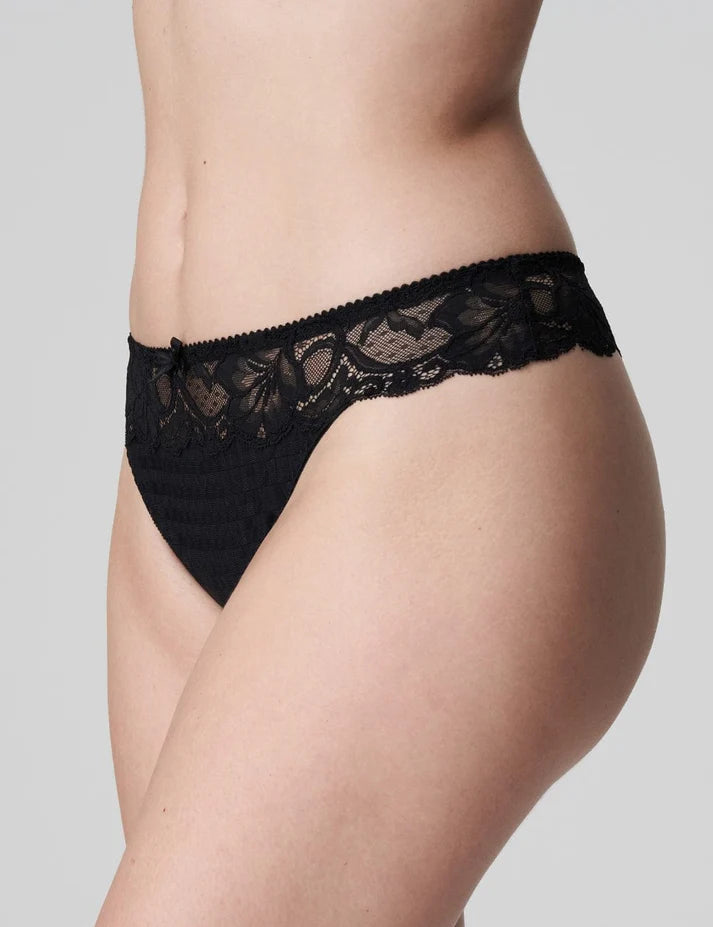 Primadonna Madison Black Thong