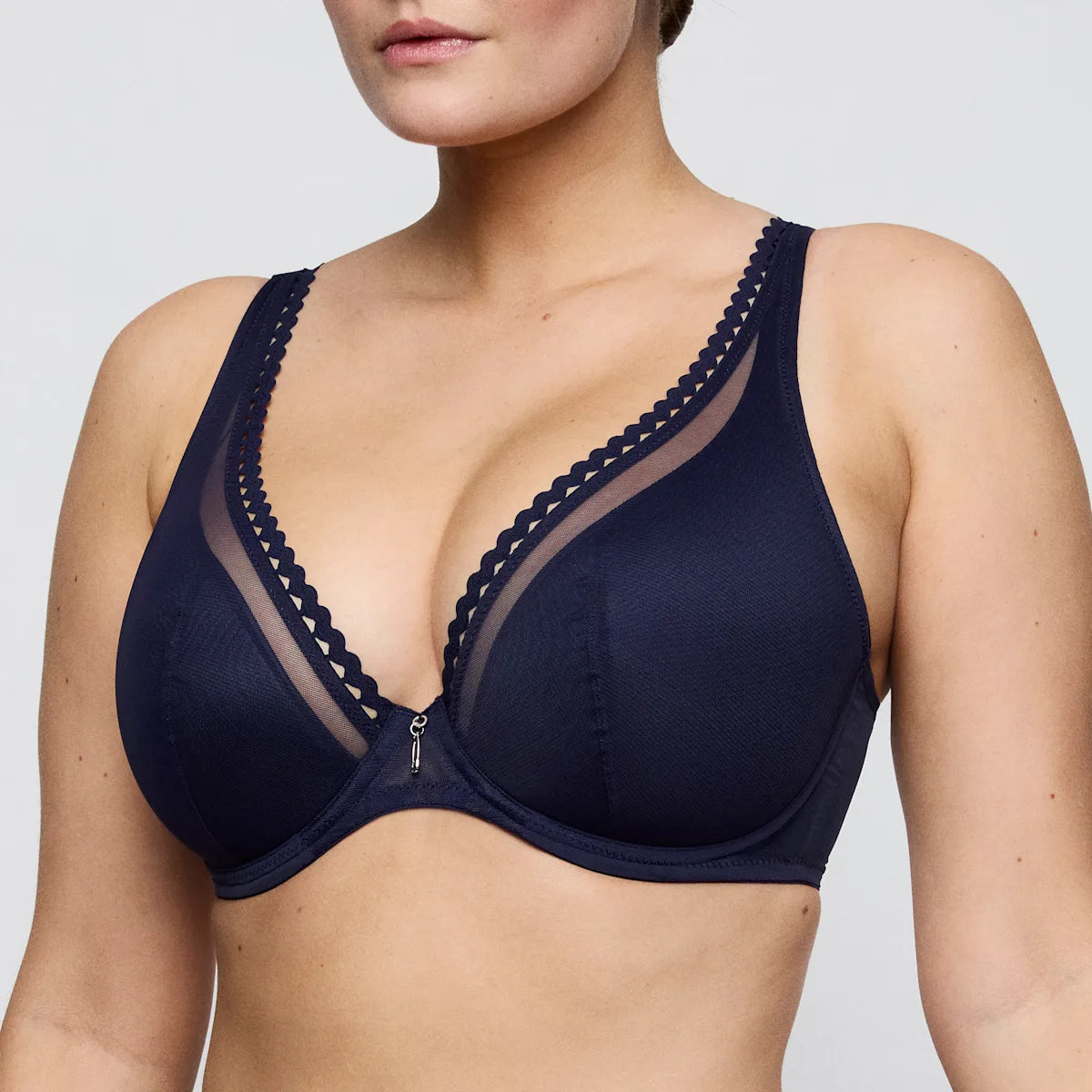 Primadonna Wowgirl Padded Plunge Evening Blue Bra