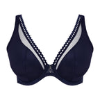 Primadonna Wowgirl Padded Plunge Evening Blue Bra