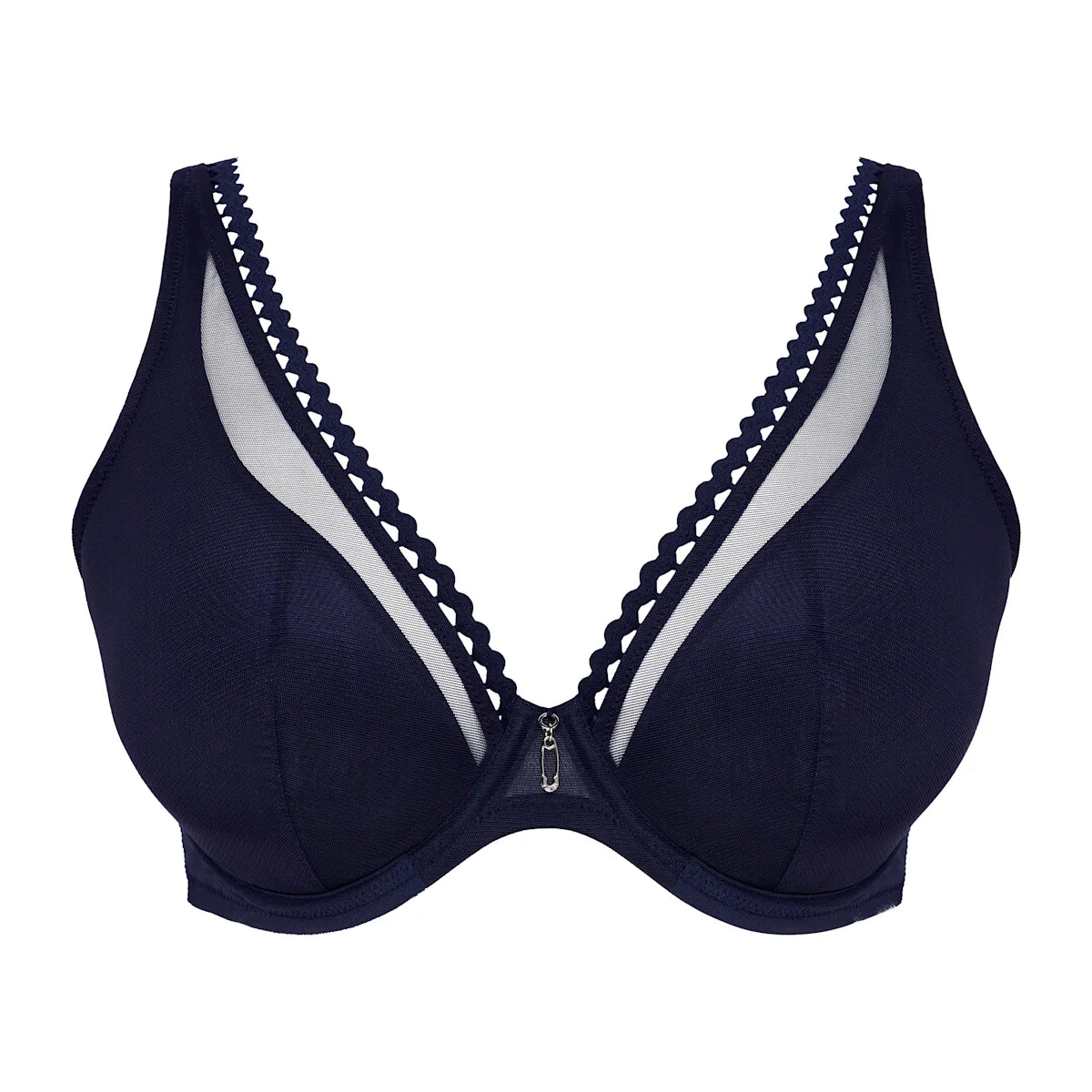 Primadonna Wowgirl Padded Plunge Evening Blue Bra