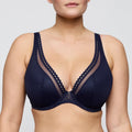 Primadonna Wowgirl Padded Plunge Evening Blue Bra