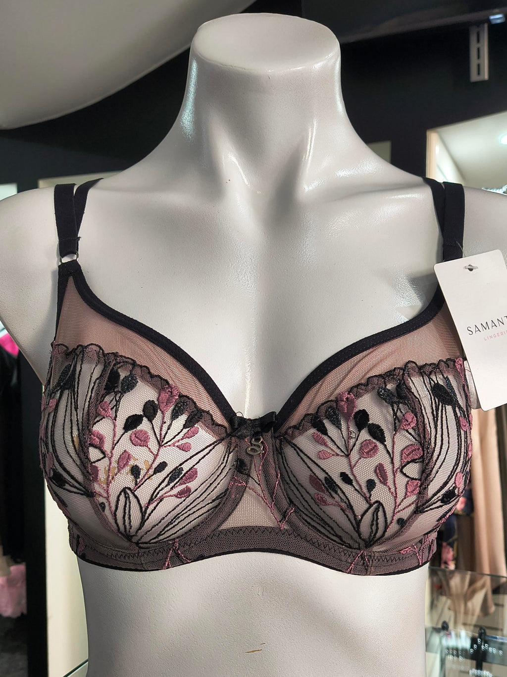 Samanta Iliana High Apex Amethyst Bra