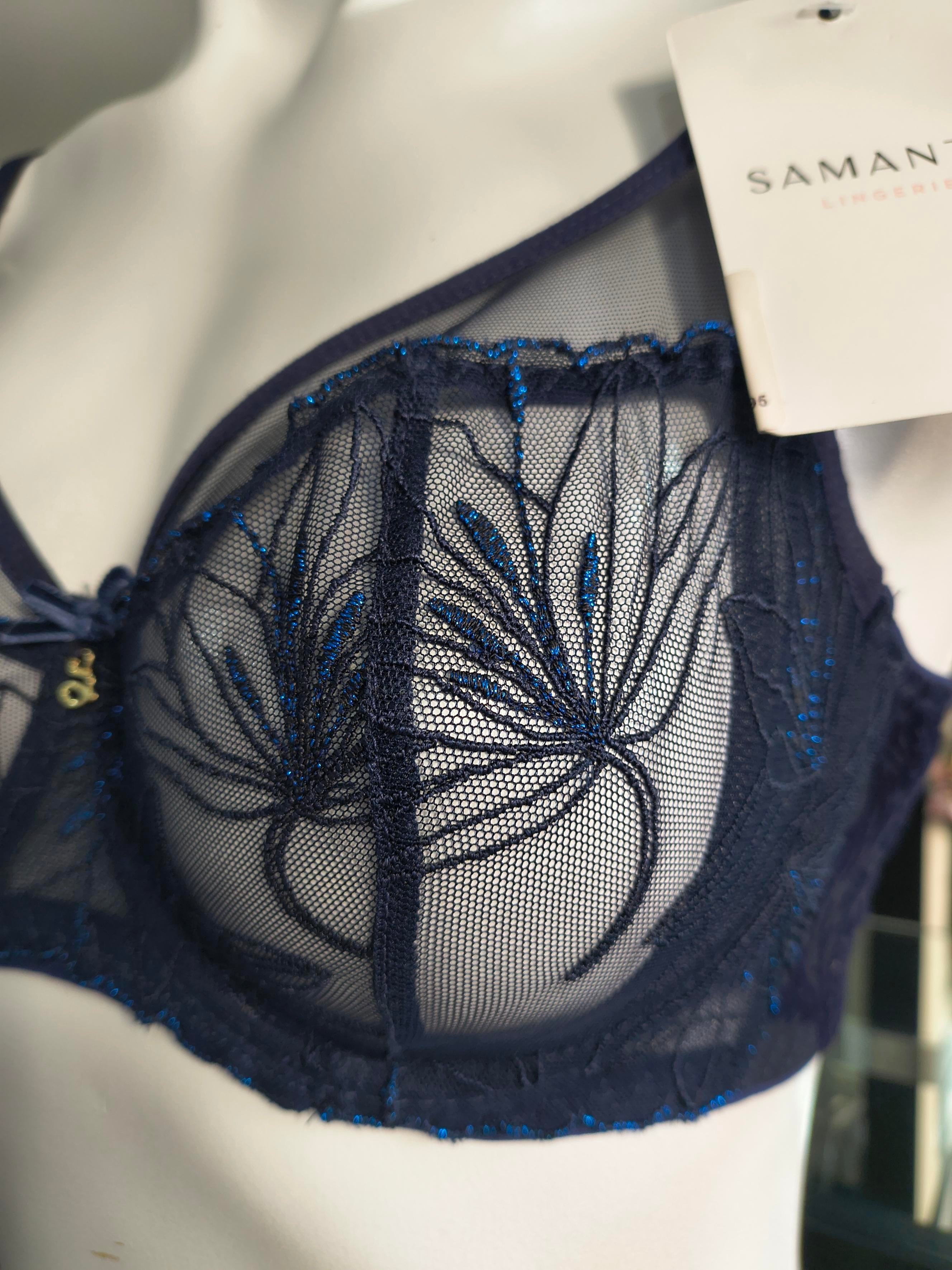 Samanta Harriett High Apex Blue Bra