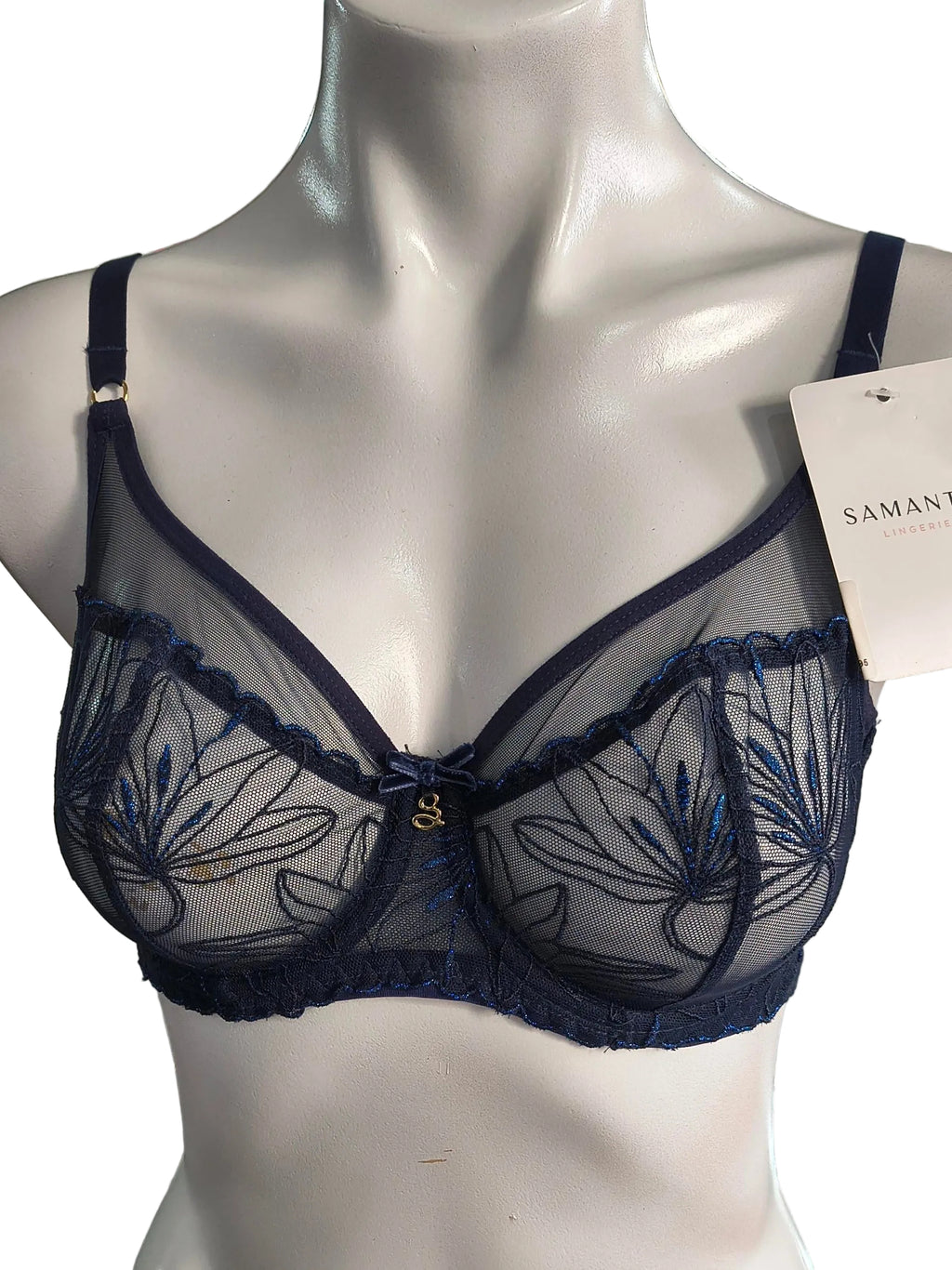 Samanta Harriett High Apex Blue Bra