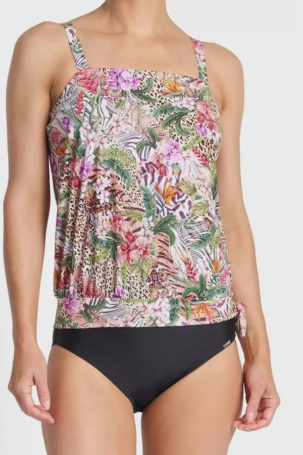Capri Lingerie Sleepwear & Swimwear Launceston Tasmania Jantzen Lilymaze Blouson Tankini Swim Top