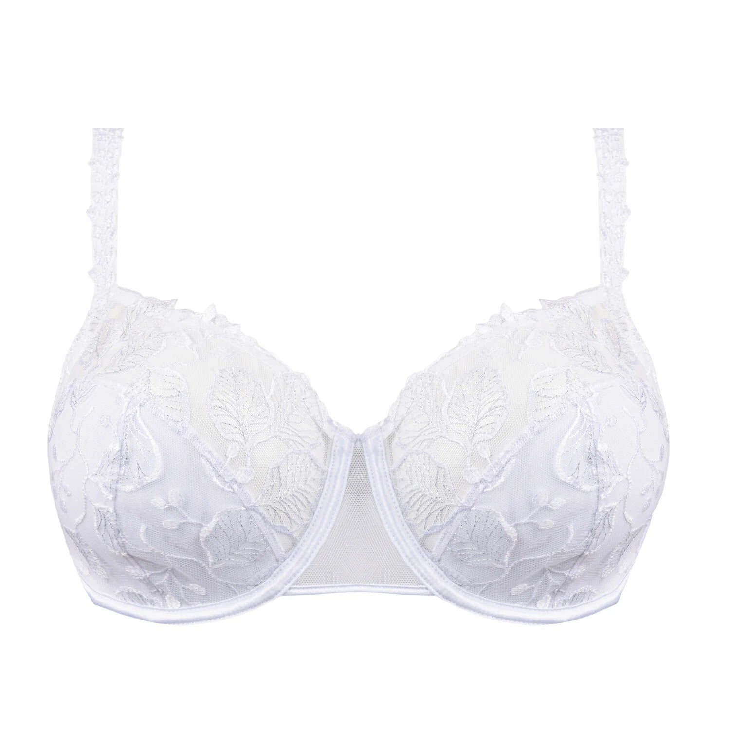 Simone Perele Lumineuse White Bra