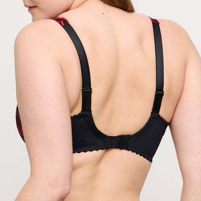 Primadonna Springdale Black Rose Bra