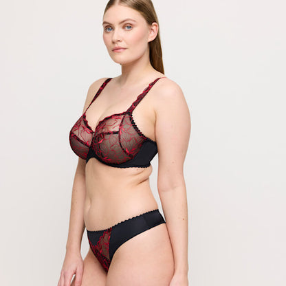 Primadonna Springdale Black Rose Bra