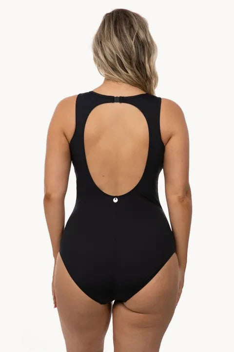Sunseeker Basix Cross Bow Spliced Swimsuit