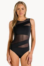 Sunseeker Basix Cross Bow Spliced Swimsuit
