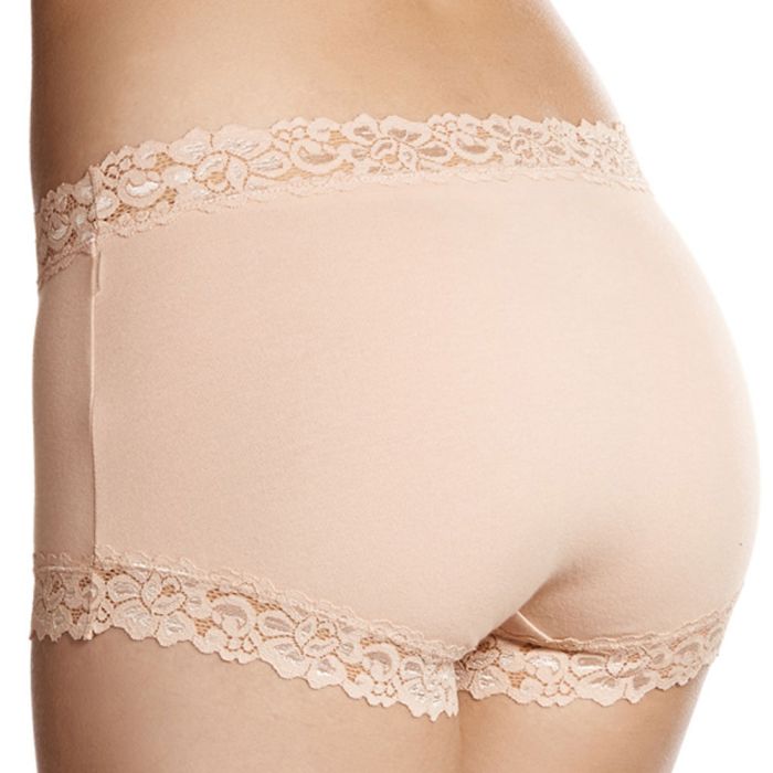 Jockey Parisienne Cotton Boyleg Black / Dusk Brief