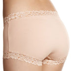 Jockey Parisienne Cotton Boyleg Black / Dusk Brief